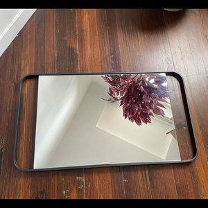 Hanging mirror or can rest on a wall, heavy metal, pick up only